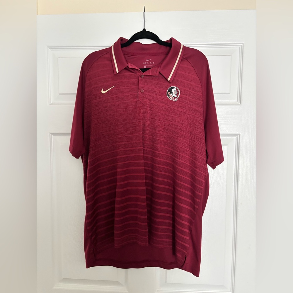 Nike FSU Men’s Garnet Polo